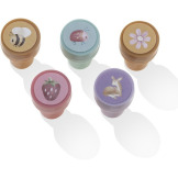 PIECZĄTKI Z TUSZEM zestaw 16 sztuk Fairy Garden