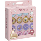 PIECZĄTKI Z TUSZEM zestaw 16 sztuk Fairy Garden