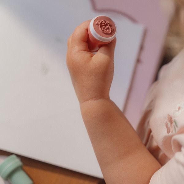 PIECZĄTKI Z TUSZEM zestaw 16 sztuk Fairy Garden