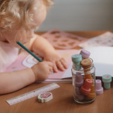 PIECZĄTKI Z TUSZEM zestaw 16 sztuk Fairy Garden