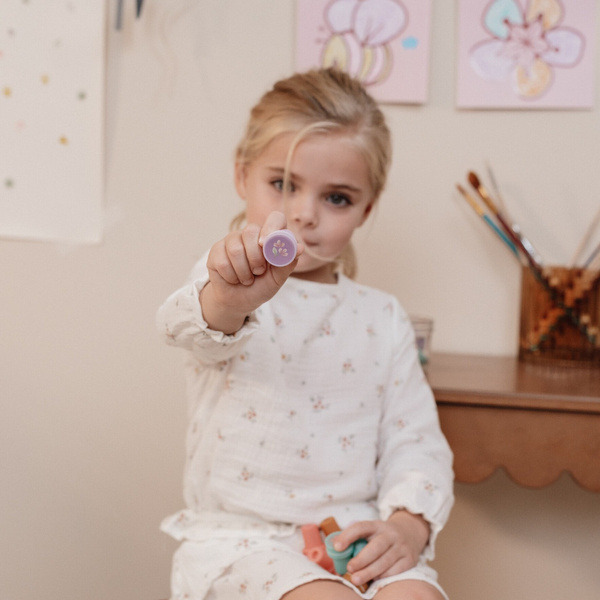 PIECZĄTKI Z TUSZEM zestaw 16 sztuk Fairy Garden