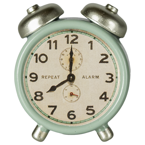 MINIATUROWY BUDZIK akcesoria dla myszek Miętowy