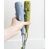 KROKODYL silikonowa latarka CROCO LED z akumulatorem