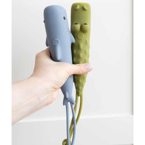 KROKODYL silikonowa latarka CROCO LED z akumulatorem