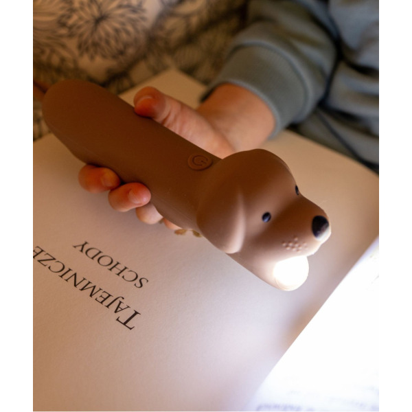 PIESEK silikonowa latarka BUDDY LED z akumulatorem