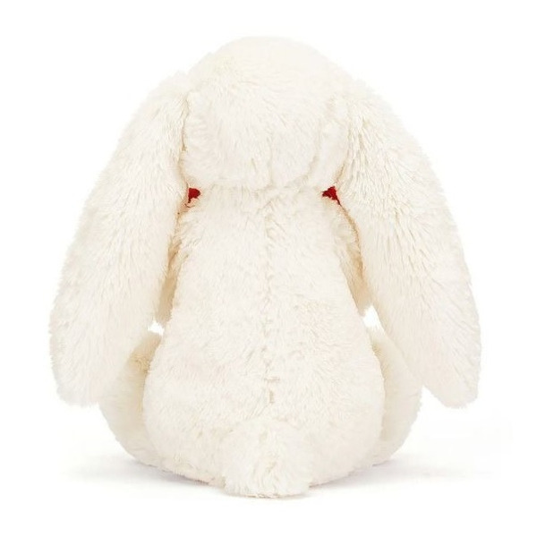KRÓLICZEK z czerwonym serduszkiem przytulanka 31 cm