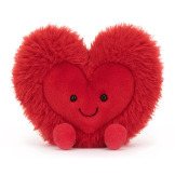 SERDUSZKO czerwona przytulanka Beatie 24 cm