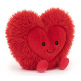 SERDUSZKO czerwona przytulanka Beatie 24 cm