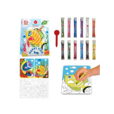 KOLOROWE RYBKI zestaw kreatywny do kolorowania piaskiem Sabbiarelli Bag