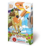 KONIE W BIEGU zestaw do kolorowania piaskiem Smart Kit