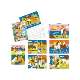 KONIE W BIEGU zestaw do kolorowania piaskiem Smart Kit