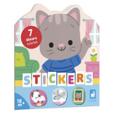 DOM książeczka do wyklejania z naklejkami