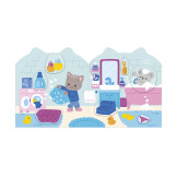 DOM książeczka do wyklejania z naklejkami