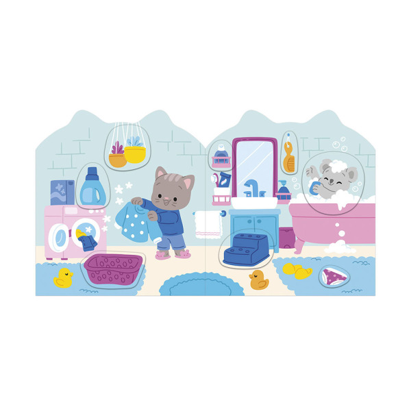 DOM książeczka do wyklejania z naklejkami