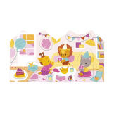 DOM książeczka do wyklejania z naklejkami