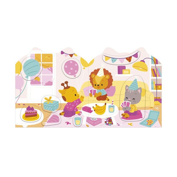 DOM książeczka do wyklejania z naklejkami