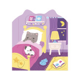 DOM książeczka do wyklejania z naklejkami