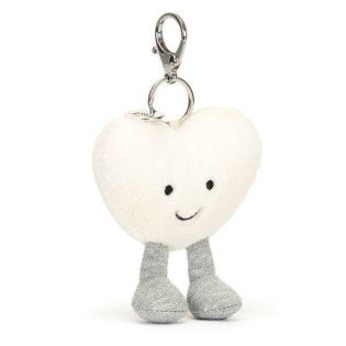 KREMOWE SERDUSZKO zawieszka breloczek Amuse 13 cm Jellycat 3+