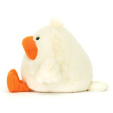 Mięciutka kaczuszka DELIA kremowa przytulanka 23 cm