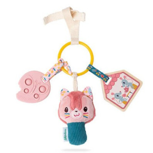 KOTKA JEANNE wielofunkcyjny brelok z mini zawieszkami Ogród Lilliputiens 3m+