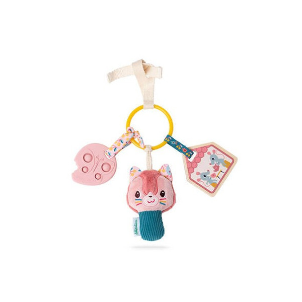 KOTKA JEANNE wielofunkcyjny brelok z mini zawieszkami Ogród Lilliputiens 3m+