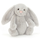 KRÓLICZEK szara przytulanka Bashful Silver Bunny 31 cm