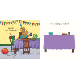 A KUKU! NA URODZINACH. POLA I PIOTRUŚ książeczka sensoryczna Axel Scheffler