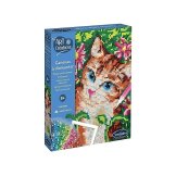 KOTEK obrazek do ozdabiania cyrkoniami zestaw kreatywny SentoSphere 8+