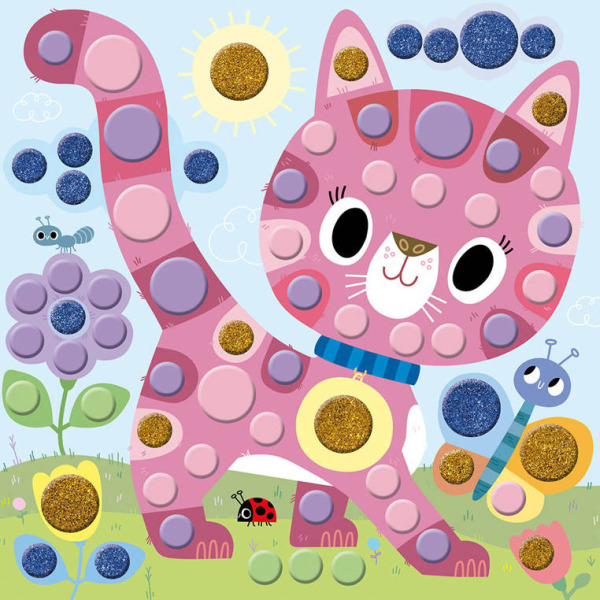 OKRĄGŁE NAKLEJKI zestaw kreatywny My arts&crafts