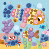 OKRĄGŁE NAKLEJKI zestaw kreatywny My arts&crafts