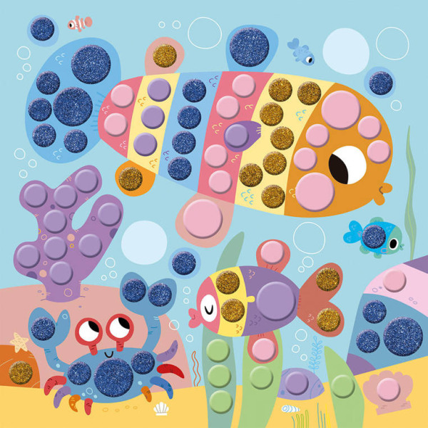 OKRĄGŁE NAKLEJKI zestaw kreatywny My arts&crafts