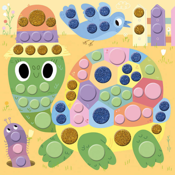 OKRĄGŁE NAKLEJKI zestaw kreatywny My arts&crafts