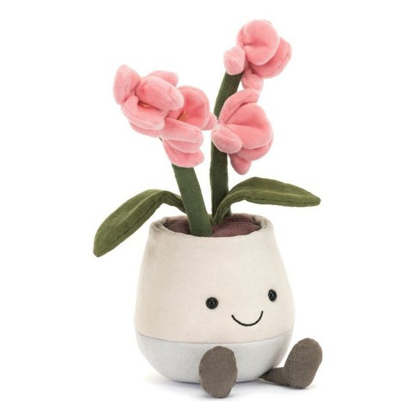 WESOŁA ORCHIDEA różowe kwiatki w doniczce 25 cm