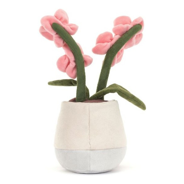 WESOŁA ORCHIDEA różowe kwiatki w doniczce 25 cm