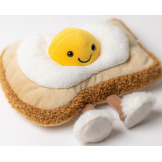 WESOŁE JAJKO SADZONE na toście przytulanka 16 cm
