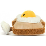 WESOŁE JAJKO SADZONE na toście przytulanka 16 cm