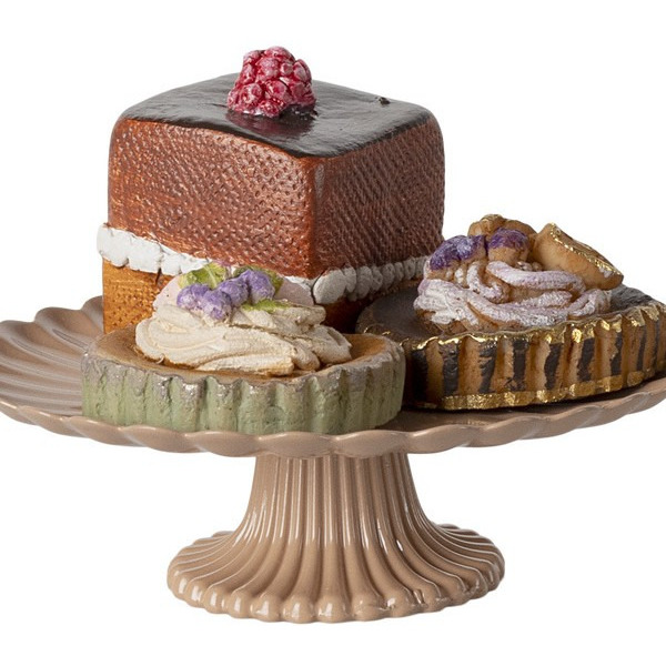 PATERA Z CIASTECZKAMI akcesoria dla lalek Cakes and cakestand