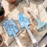 ZESTAW NARZĘDZI OGRODOWYCH metalowe łopatki i grabki Forest Friends