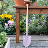 RÓŻOWA ŁOPATA metalowa Fairy Garden