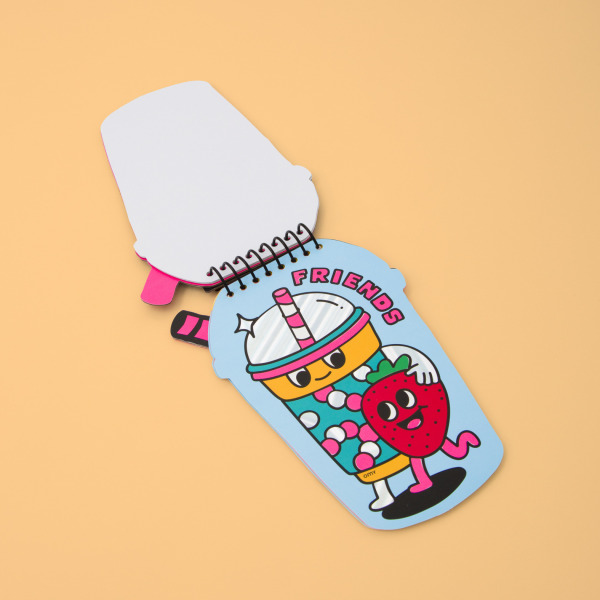 BUBBLE TEA - zeszyt kreatywny z naklejkami według numerów