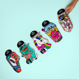 BUBBLE TEA - zeszyt kreatywny z naklejkami według numerów