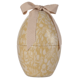 JAJKO WIELKANOCNE Z KURCZACZKIEM metalowa dekoracja wielkanocna Żółte