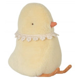 JAJKO WIELKANOCNE Z KURCZACZKIEM metalowa dekoracja wielkanocna Żółte