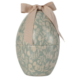 JAJKO WIELKANOCNE Z KRÓLICZKIEM metalowa dekoracja wielkanocna Mięta