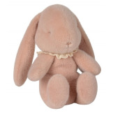 JAJKO WIELKANOCNE Z KRÓLICZKIEM metalowa dekoracja wielkanocna Pudrowy róż