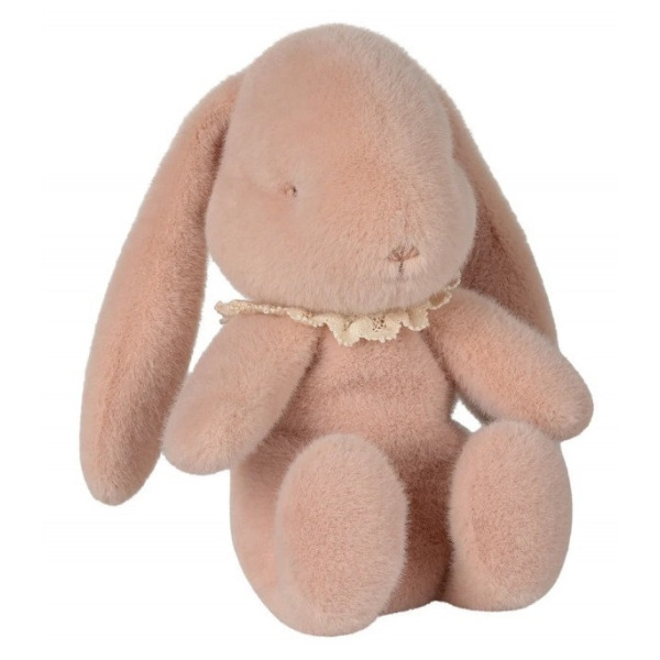 JAJKO WIELKANOCNE Z KRÓLICZKIEM metalowa dekoracja wielkanocna Pudrowy róż