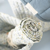 OTULACZE MUŚLINOWE zestaw 2 szt. 70x70 cm Forest Adventure & Denim Blue