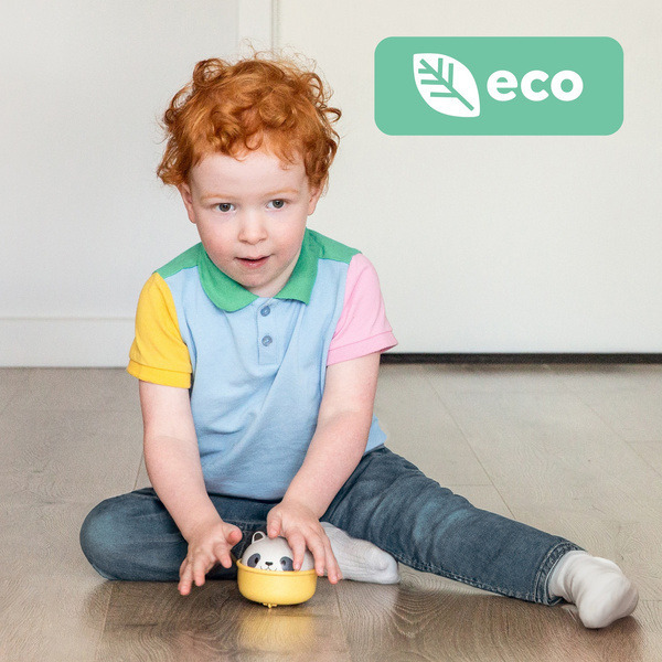 PANDA wańka wstańka zabawka sensoryczna Rocking Rollers