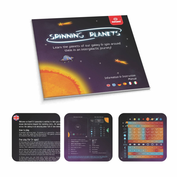WIRUJĄCE PLANETY gra zręcznościowa z bączkami Svoora 5+