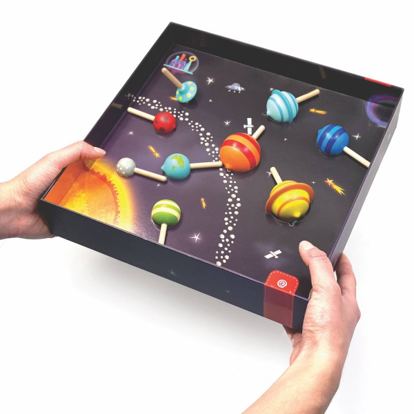 WIRUJĄCE PLANETY gra zręcznościowa z bączkami Svoora 5+